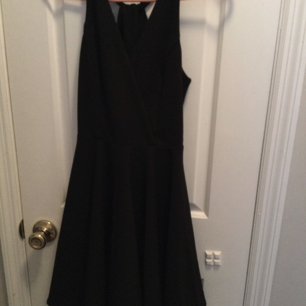 Black mini dress